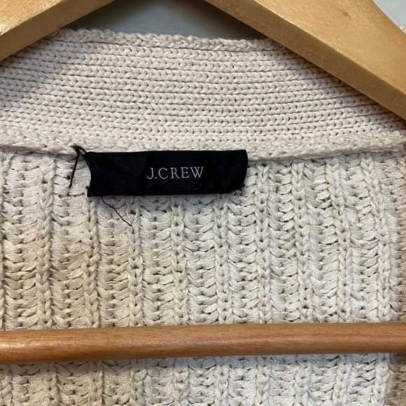 J. Crew Cozy Cream Cardigan Sweater - Picture 5 of 7